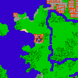 Minimap showing the entrance to Spiritkeep