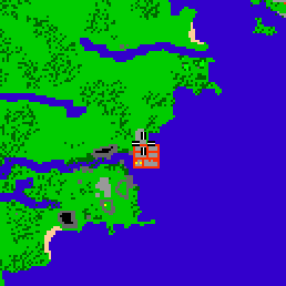Minimap showing the entrance to Snake Tower