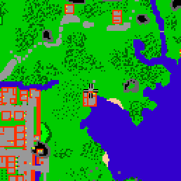 Minimap showing the entrance to Bloodhall