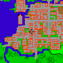 Minimap showing the entrance to Sunset Homes, Flat 12