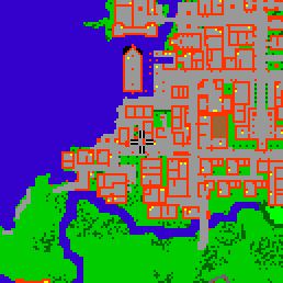 Minimap showing the entrance to Beach Home Apartments, Flat 01
