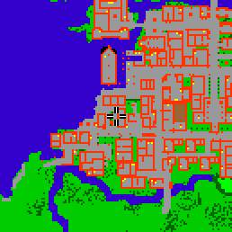 Minimap showing the entrance to Beach Home Apartments, Flat 02