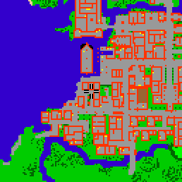 Minimap showing the entrance to Beach Home Apartments, Flat 04