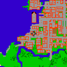 Minimap showing the entrance to Beach Home Apartments, Flat 06