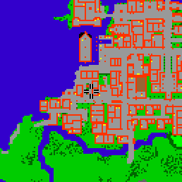 Minimap showing the entrance to Beach Home Apartments, Flat 11