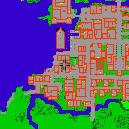 Minimap showing the entrance to Beach Home Apartments, Flat 12