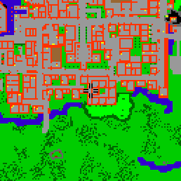 Minimap showing the entrance to Alai Flats, Flat 03