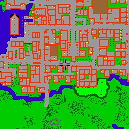Minimap showing the entrance to Upper Swamp Lane 4