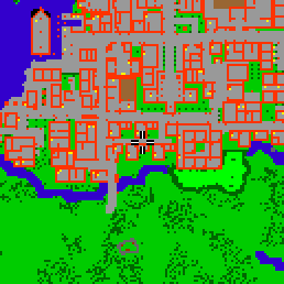 Minimap showing the entrance to Lower Swamp Lane 1