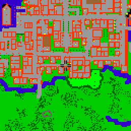 Minimap showing the entrance to Lower Swamp Lane 3