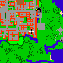 Minimap showing the entrance to Upper Swamp Lane 12