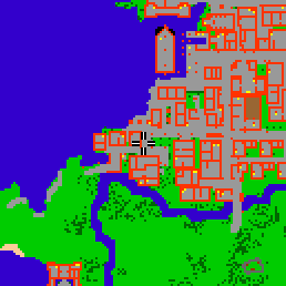 Minimap showing the entrance to Sorcerer's Avenue 1a