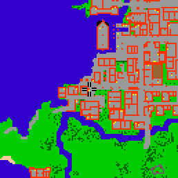 Minimap showing the entrance to Sorcerer's Avenue 1b