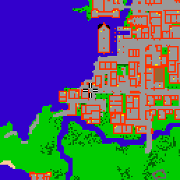 Minimap showing the entrance to Sorcerer's Avenue 1c