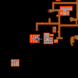 Minimap showing the entrance to Sorcerer's Avenue Labs 2c