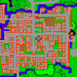 Minimap showing the entrance to Main Street 9a, 2nd floor (Shop)
