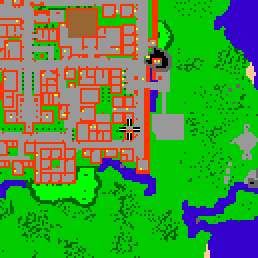 Minimap showing the entrance to The City Wall 9
