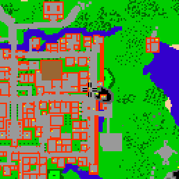Minimap showing the entrance to The City Wall 3d