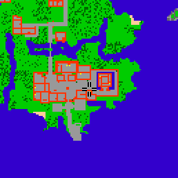 Minimap showing the entrance to Fibula Village 3