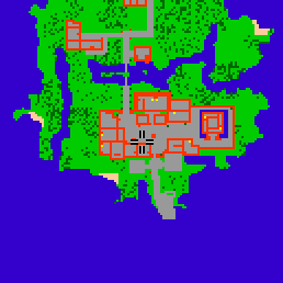 Minimap showing the entrance to Fibula Village 4