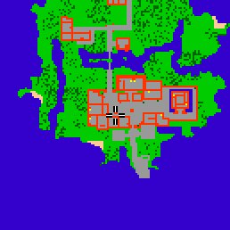 Minimap showing the entrance to Fibula Village 5