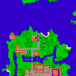 Minimap showing the entrance to Fibula Clanhall