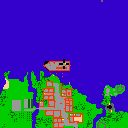 Minimap showing the entrance to The Tibianic