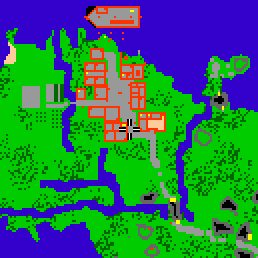 Minimap showing the entrance to Greenshore Clanhall