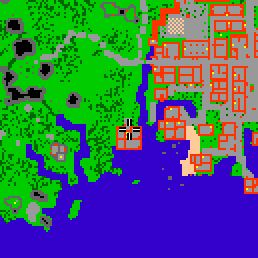 Minimap showing the entrance to House of Recreation