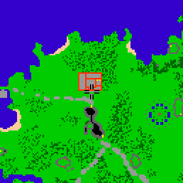 Minimap showing the entrance to Nordic Stronghold