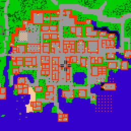 Minimap showing the entrance to Central Plaza 3