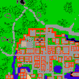Minimap showing the entrance to Park Lane 3b