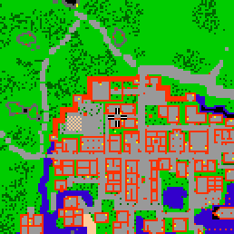 Minimap showing the entrance to Park Lane 4