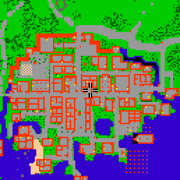 Minimap showing the entrance to Theater Avenue 7, Flat 01