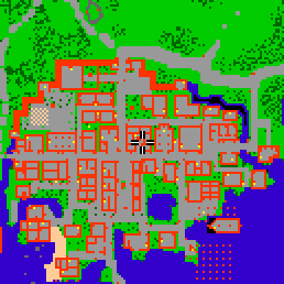 Minimap showing the entrance to Theater Avenue 7, Flat 11