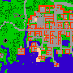 Minimap showing the entrance to Magician's Alley 1
