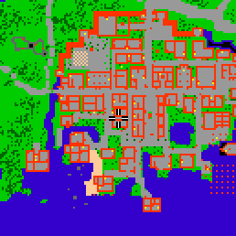 Minimap showing the entrance to Magician's Alley 5d