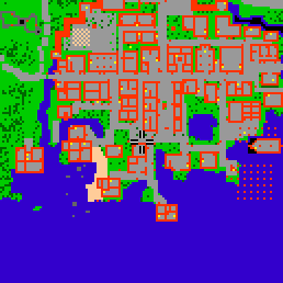 Minimap showing the entrance to Magician's Alley 8