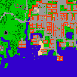 Minimap showing the entrance to Carlin Clanhall