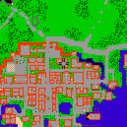 Minimap showing the entrance to Northern Street 1c