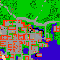 Minimap showing the entrance to Northern Street 3a
