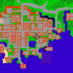 Minimap showing the entrance to Harbour Lane 1 (Shop)