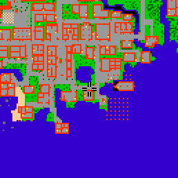 Minimap showing the entrance to Harbour Lane 3