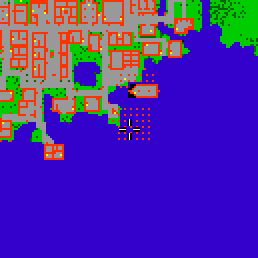 Minimap showing the entrance to Harbour Flats, Flat 14