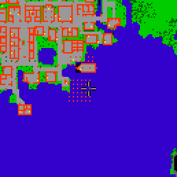 Minimap showing the entrance to Harbour Flats, Flat 17