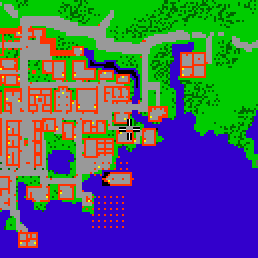 Minimap showing the entrance to East Lane 1a