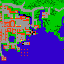 Minimap showing the entrance to East Lane 2