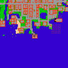 Minimap showing the entrance to Suntower