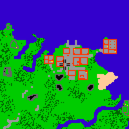 Minimap showing the entrance to Northport Village 1