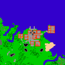 Minimap showing the entrance to Northport Village 4